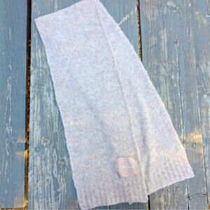 Calvin Klein Women's Scarf | Soft Knit | Beige Blush Pink | Winter Wrap